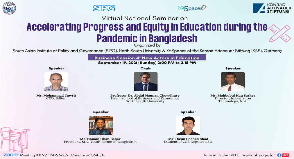 Accelerating Progress and Equity in Education during the Pandemic in Bangladesh
